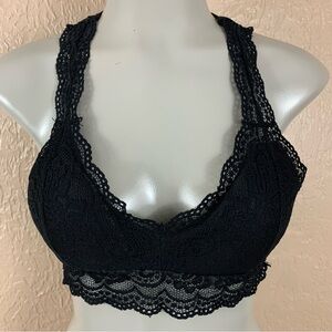Black Lace Racerback Bralette